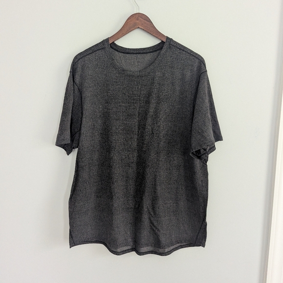lululemon athletica Other - Men's Lululemon Heathered Black XL In Mind Athletic Tshirt